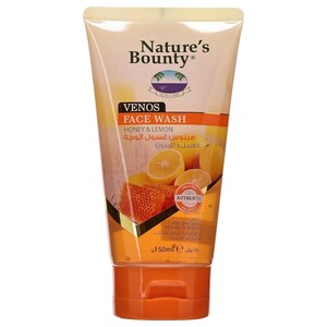 Nature's Bounty Venos Face Wash Honey & Lemon 150Ml