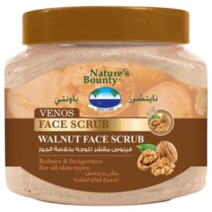 Nature's Bounty Venos Face Scrub Walnut 300Ml