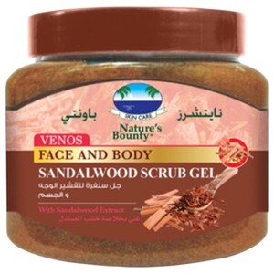 Nature's Bounty Venos Face & Body Scrub Sandalwood 300Ml