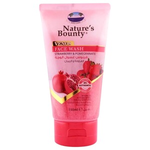 Nature's Bounty Venos Face Wash Strawberry & Pomegranate 150Ml