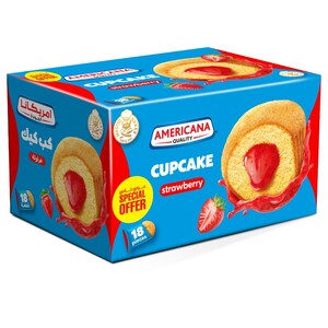 Americana Cupcake Strawberry 28G -24% Off