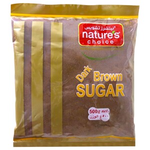 Nature's Choice Dark Brown Sugar Raw 500G