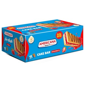 Americana Cake Bar Strawberry 20G -17% Off