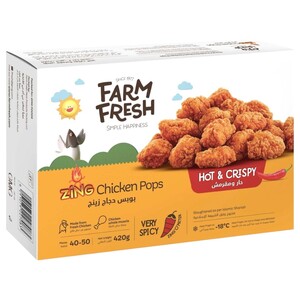 Farm Fresh Zing Chicken Pops Hot & Spicy 420G