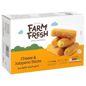 Farm Fresh Frozen Sticks Cheese & Jalapeno 400G