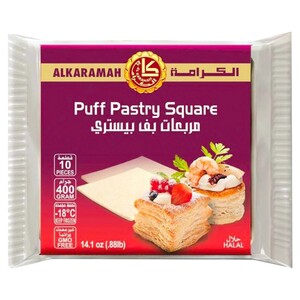 Al Karamah Frozen Puff Pastry Squares 400G