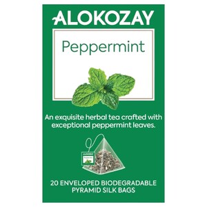Alokozay Peppermint Leaf Pyramid Tea Bags 20 Bags 30G