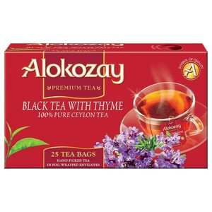 Alokozay Black Tea With Thyme 25 Bags