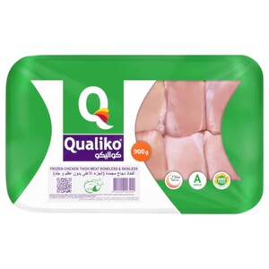 Qualiko Frozen Chicken Thigh Boneless And Skinless 900G