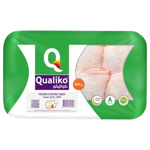 Qualiko Frozen Chicken Thighs Tray 900G
