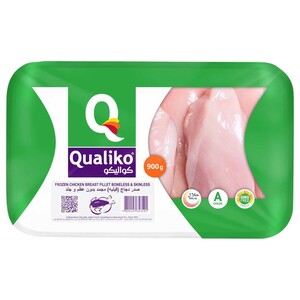 Qualiko Frozen Chicken Breast Tray 900G