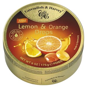 Cavendish & Harvey Drops Lemon & Orange 175G