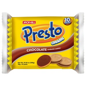 Jack'njill Presto Creams Chocolate 30G X10