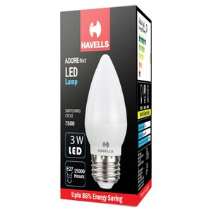 Havells Led Candle Lamp 3W Warm White E27