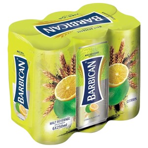 Barbican Malt Beverage Citrus 250Ml X6