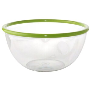Gab Plastic Salad Bowl With Rim Lime Green 14Cm