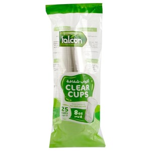 Falcon Clear Cup 25 Pieces