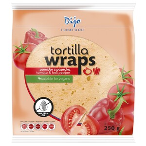 Dijo Tortilla Wraps Tomato 25Cm 250G