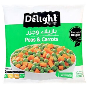 Delight Frozen Peas & Carrots 400G
