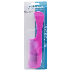 Xcluzive Wide Tooth Combs With Handle 2 Pieces