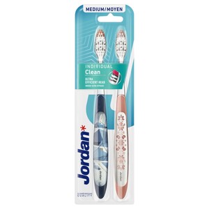 Jordan Toothbrush Individual Medium 2 Pieces