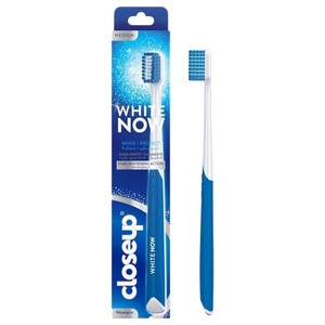 Close Up Toothbrush Shiny White And Blue