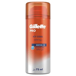 Gillette Pro Shave Gel Icy Cool Menthol 75Ml