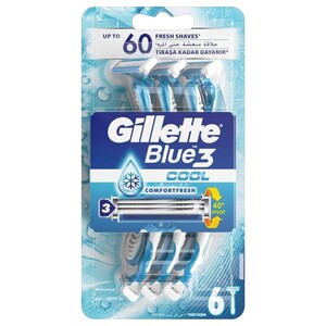 Gillette Razor Blue3 Cool 6 Blades