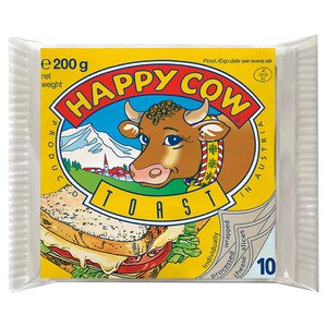 Happy Cow Cheese Slice Toast 200G
