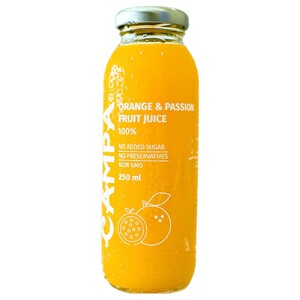 Campa Juice Orange & Passion Fruit 100% 250Ml