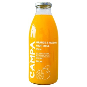 Campa Juice Orange & Passion Fruit 100% 750Ml