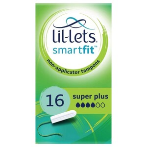 Lil-Lets Tampons Non Applicator Super Plus 16 Pieces