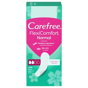 Carefree Flexi Comfort Normal Unscented 44 Pads