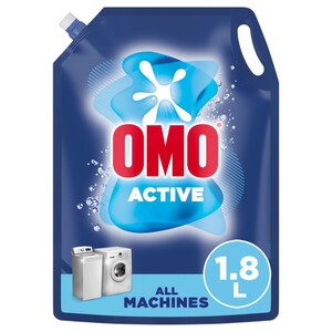 Omo Active Liquid Laundry Detergent All Machines Pouch 1.8L