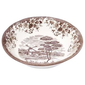 Claytan Windmill Brown Salad Plate 24Cm