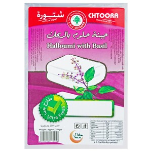 Chtoora Fresh Halloumi With Basil 250G