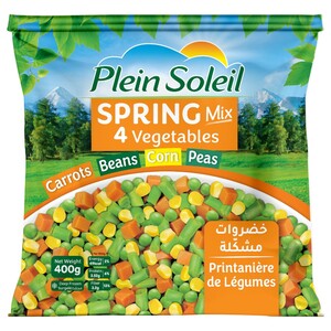 Plein Soleil Frozen Spring Mix 4 Vegetables 400G