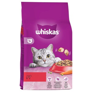 Whiskas Adult Dry Beef 1.9Kg €1 Off
