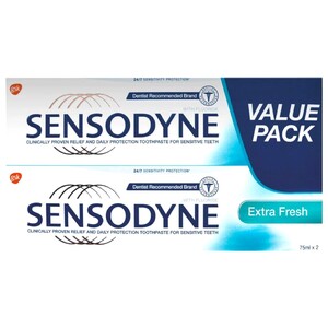 Sensodyne Toothpaste Extra Fresh 75Ml X2