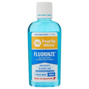 Pearlie White Fluorinze Mouthwash Fresh Mint 100Ml