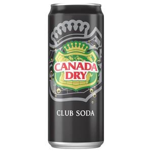 Canada Dry Club Soda Can 330Ml