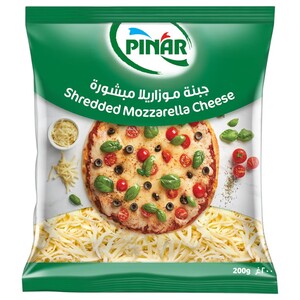 Pinar Shredded Mozzarella Cheese 200G