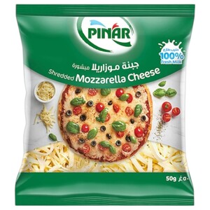 Pinar Shredded Mozzarella Cheese 50G