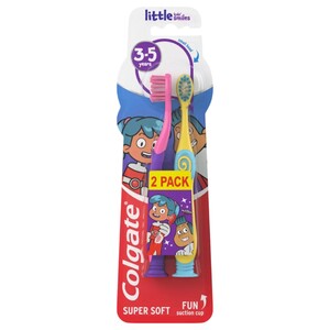 Colgate Toothbrush Manual Little Kid Smile 3-5 Yo 2 Pieces