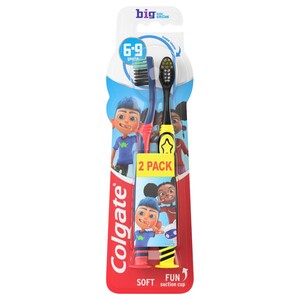 Colgate Toothbrush Big Kids Toothbrush 6-9 Years 2 Pieces