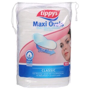 Tippys Maxi Oval Cotton Pads 40 Pieces