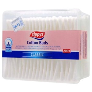 Tippys Ear Buds Rectangular Box 200 Pieces
