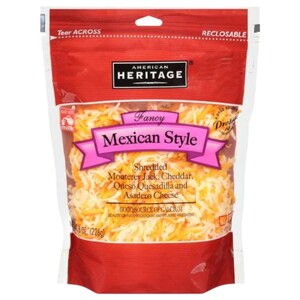 American Heritage Shredded Fancy Mexican 226G