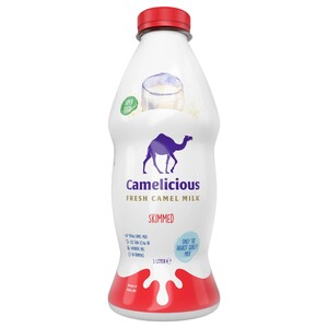 Camelicious Fresh Camel Milk Skimmed Milk 1L