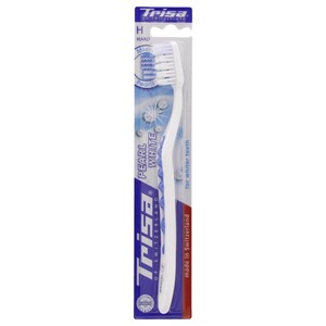 Trisa Toothbrush Pearl White Hard